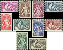 ** MONACO 215/24 : Oeuvres Charitables, La Série, TB - Unused Stamps