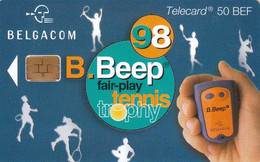 Belgacom, B.Beep 98, Tennis, Private - Met Chip
