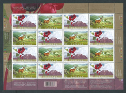 Canada # 2106a (2105-2106) - Full Pane Of 16 MNH - Biosphere Reserves - Hojas Completas