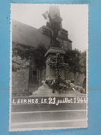 Carte-photo Leernes Le 21 Juillet 1944 - Fontaine-l'Eveque