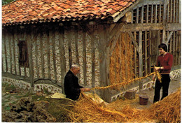 Parc Naturel Régional Des Landes De Gascogne - écomusée Marqueze - Maison Du Meunier - Torchis - Tressage - Sabres