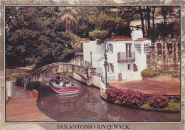 Postcard USA TX Texas San Antonio Riverwalk 1987 Arneson Theatre - San Antonio