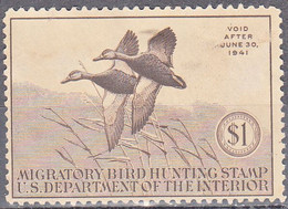 UNITED STATES  SCOTT NO RW7  MINT NO GUM  YEAR  1940 - Duck Stamps