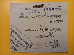 1972 BUSTA COVER RACCOMANDATA REGISTERED NEPAL BOLLO INTERNATIONAL YEAR RACIAL DISCRIMINATION OBLITERE' - Népal