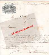 SUEDEN- SUEDE- GOTHEMBOURG- LETTRE GOTEBORG-OTTO WALLENIUS -1883  A J. HINE COGNAC - Altri & Non Classificati