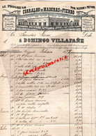 ETATS UNIS AMERIQUE - ARGENTINE-ARGENTINA- BRAGADO-RARE LETTRE DOMINGO VILLAFANE-CORRALON DE MADERAS Y FIERO-1899 - United States