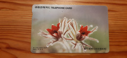 Phonecard South Korea - Flower - Corée Du Sud