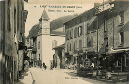 St Rambert En Bugey * Grande Rue Et Le Centre Du Village * Coiffeur * Café * Commerces Magasins - Non Classés