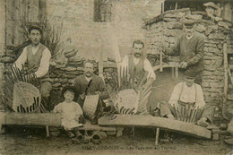 Billy Sur Oisy * 1904 * Les Vanniers Au Travail * Vannerie Industrie Vannage Osier Métier Ancien - Autres & Non Classés