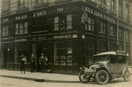 Lyon 2ème * Carte Photo * Aux Iles D'Haïti Maison PONT Café Thé Torréfaction , Rue Vaubecour * Commerce Automobile - Lyon 2