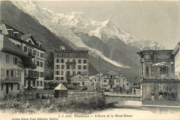 Chamonix * Vue Sur L'arve Et Le Mont Blanc * Hôtel De La Poste - Chamonix-Mont-Blanc