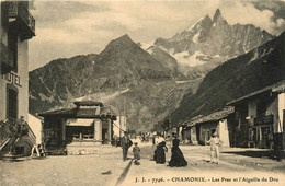 Chamonix * Rue * Les Praz Et L'aiguille Du Dru * Hôtel - Chamonix-Mont-Blanc