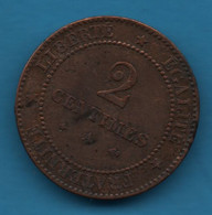 FRANCE 2 CENTIMES 1879 A Cérès KM# 827 - 2 Centimes