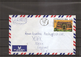HongKong ( Lettre Par Avion De 1980 De HongKong Vers La Grande-Bretagne à Voir) - Cartas & Documentos