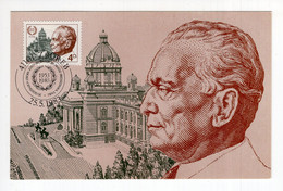 1983. TITO,MAXIMUM CARD,30 YEARS AS ELECTED PRESIDENT,ZAGREB,CROATIA,YUGOSLAVIA, - Maximumkarten