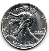 1988 - Stati Uniti 1 Dollar Argento  - Oncia Eagle      ---- - Herdenking