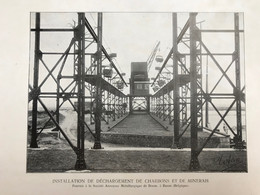 Planche Usine Industrie Manutention Charbon Minerais Métallurgique De Boom - Maschinen