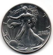 1990 - Stati Uniti 1 Dollar Argento  - Oncia Eagle      ---- - Commemoratives
