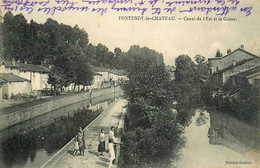 Fontenoy Le Château * Le Canal De L'est Et Le Conex * Pêcheurs Pêche à La Ligne - Autres & Non Classés