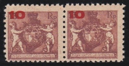 Liechtenstein    .   Yvert   62-B  Paar       .    **     .       Postfrisch - Unused Stamps