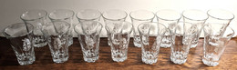 Lot De 15 Verres à Liqueur "militaire" Vintage - Je Goutte Avant - Blason Casque De Dragon - Gläser