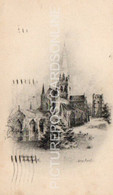 CHICHESTER CATHEDRAL BY GEORGE JOSSICK OLD B/W POSTCARD SUSSEX BY MOORE & WINGHAM OF CHICHESTER - Chichester