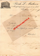 NORVEGE-NORGE-CHRISTIANA- RARE LETTRE BERNH L. MATHISEN-MANUFACTURFORRETNING - COGNAC 1894 - Otros & Sin Clasificación