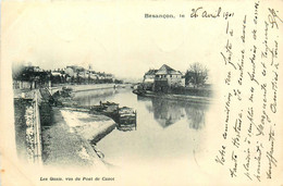 Besançon * Les Quais , Vus Du Pont De Canot * Bateau Lavoir - Besancon