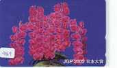 Télécarte Japon FLEUR ORCHID (969) Orchidée Orquídea Orchidee Orquidée Orchid * Flowe - Blumen