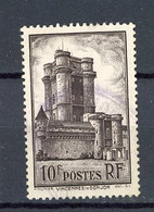 FR - Yv. N° 393   (o)  Château De Vincennes   Cote 2   Euro  BE   2 Scans - Usados