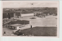 Vintage Rppc Airport Waalhaven KLM K.L.M. Douglas Dc-2 & Auto Giro Aircraft - 1919-1938: Entre Guerres