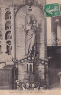 A22226 - SAINT GERMAIN En LAYE Interieur De L'Eglise Notre-Dame De Bon Retour Stature France Post Card Used Stamp - Quadri, Vetrate E Statue