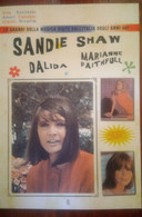 Book SANDIE SHAW DALIDA MARIANNE FAITHFULL & MICK JAGGER ROLLING STONES FOTO - Musica