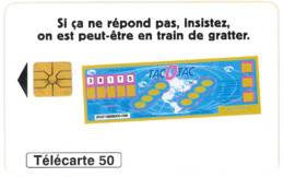 Télécarte 50 - Française Des Jeux - TacOTac - 03/96 - 1 000 000 Ex - Etat Luxe - Utilisée - 1996