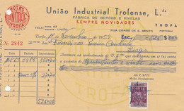 MY BOX 2 - PORTUGAL COMMERCIAL DOCUMENT  - TROFA - FISCAL STAMP - Portogallo