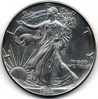 1994 - Stati Uniti 1 Dollar Argento  - Oncia Eagle      ---- - Herdenking