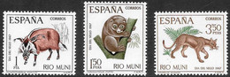 RIO MUNI - DIA DEL SELLO - AÑO 1967 - CATALOGO YVERT Nº 0080-82 - NUEVOS - Rio Muni