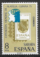 SAHARA ESPAÑOL - ESPAÑA 75 - AÑO 1975 - CATALOGO YVERT Nº 0306 - NUEVOS - Sahara Español