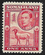 SOMALIA BRITANICA - GEORGE VI - AÑO 1938 - CATALOGO YVERT Nº 0077 - NUEVOS - Somaliland (Protettorato ...-1959)