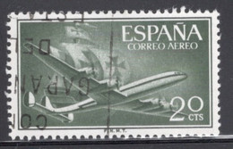 Spain 1955 Single Stamp Issued As An Airmail Definitive In Fine Used. - Usati