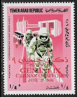 YEMEN REPUBLICA ARABE - VUELO DEL GEMINIS 6 Y 7 - AÑO 1966 - CATALOGO YVERT Nº 0185b - NUEVOS - Yemen