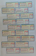 CZ Schalterlabel EMA - Collection Of 3 Pages - Verzamelingen & Reeksen