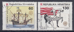 CROATIA 211-212,used,falc Hinged - Croatia