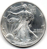 1998 - Stati Uniti 1 Dollar Argento  - Oncia Eagle      ---- - Commemoratifs