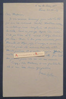 ● L.A.S 1927 René LALOU écrivain Né à Boulogne-sur-Mer - Concert Alger - Marseille - Lettre Autographe - Schriftsteller