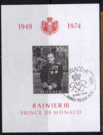 Monaco - 1974 - BF Rainier III    Obliteres - Blocs