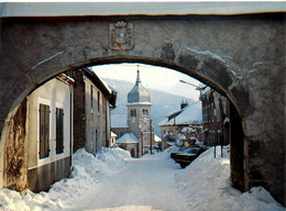 Jougne * Rue De La Commune Sous La Neige , En Hiver - Other & Unclassified