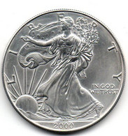 2000 - Stati Uniti 1 Dollar Argento  - Oncia Eagle      ---- - Herdenking