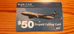 Prepaid Phonecard USA, MCI - Airplane - Other & Unclassified