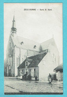 * Zele - Durme (Oost Vlaanderen) * Kerk Heilig Hart, église, Church, Kirche, Animée, Zeldzaam, Unique, TOP - Zele